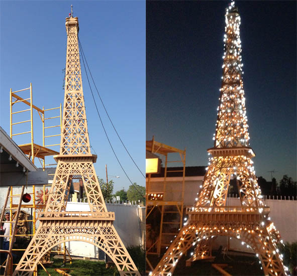 La Torre Eiffel Disegno Per Traforo