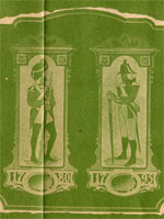 pair of inlaid pcitures of english soldiers