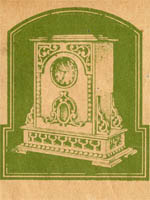 scroll saw fretwork wooden mantel clock