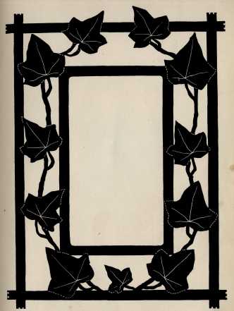 scroll saw fretwork pattern of a card picture frame with leaves